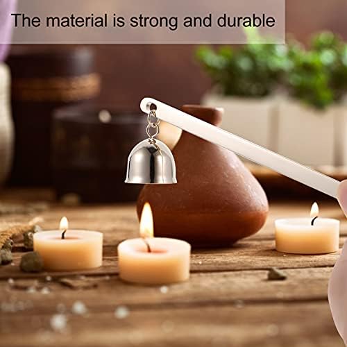 Long Handle Bell Shape Candle Snuffer Wrought Iron Design