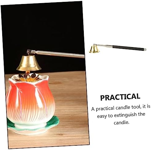 1 Piece Candle Snuffer with Long Flexible Alloy Handle