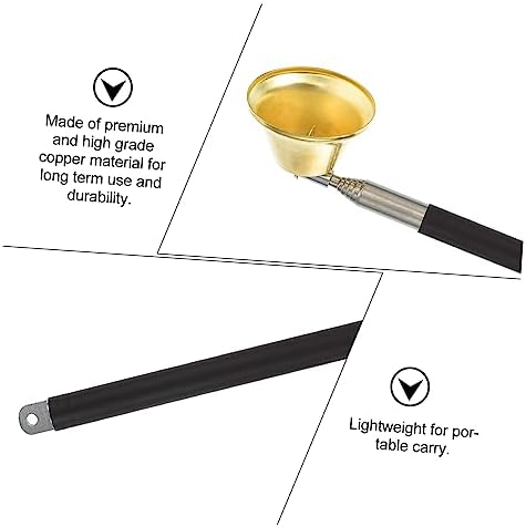 2pcs Retractable Candle Snuffer and Trimmer for Home Office Use