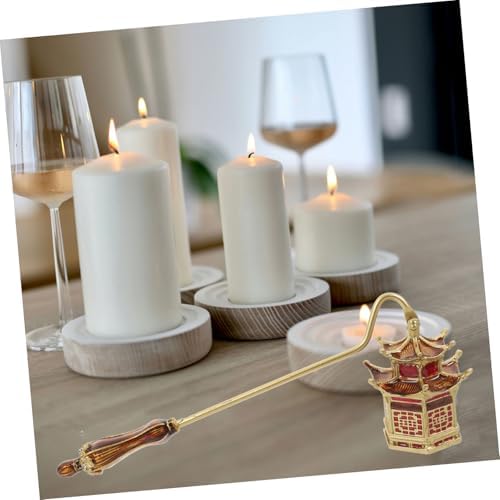 Elegant Candle Snuffer with Handle for Jar and Scented Candles