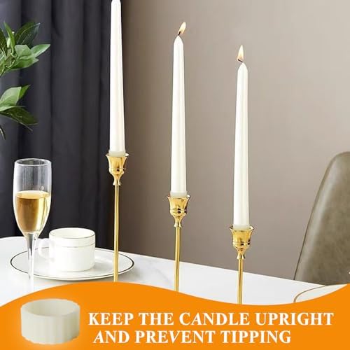 10 Pack Candle Rings for Taper Candles