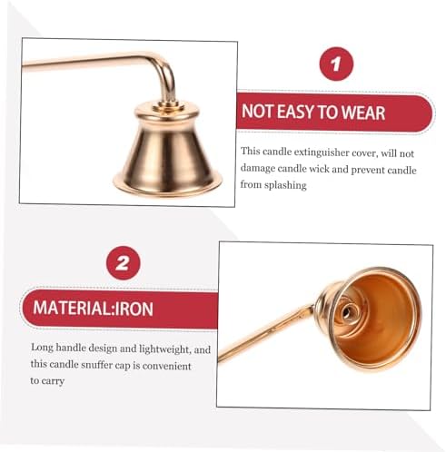 RORPOIR Candle Snuffer Handle Lightweight Safety Tool for Home Use