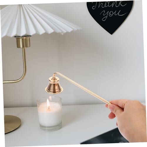 Candle Extinguisher with Long Handle and Sturdy Wick Snuffer for Home Use