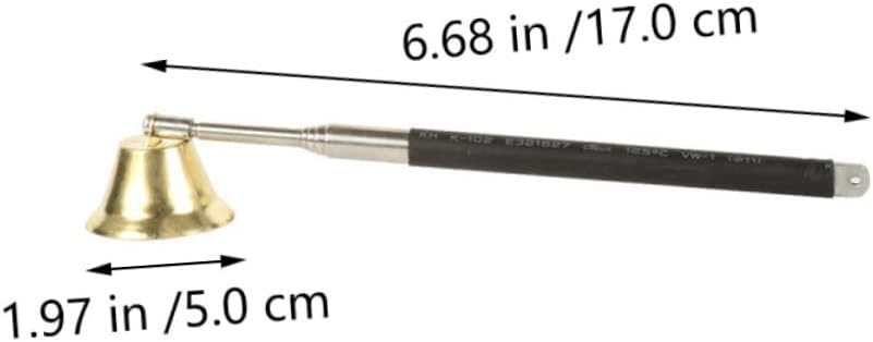 1 Piece Candle Snuffer with Long Flexible Alloy Handle