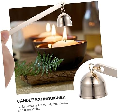 Bell Shape Candle Snuffer with Long Handle Stainless Steel