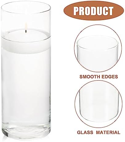 15PCS Clear Glass Candle Shade Holder Set