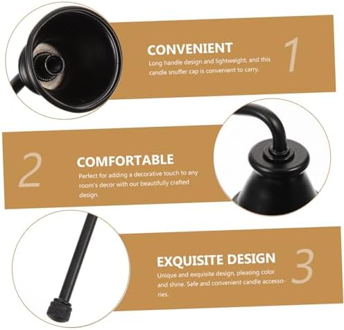 GOOHOCHY Metal Candle Snuffer Cap Extinguisher