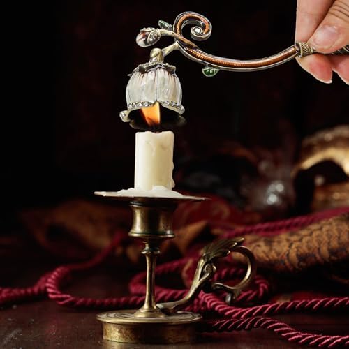KH866 Candle Snuffer Vintage Flower Design