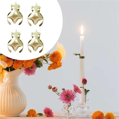 40Pcs Gold Candle Snuffer with Automatic Wick Extinguisher Ring