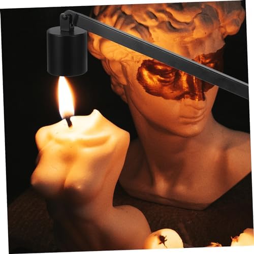 Zerodeko Black Candle Snuffer Tool for Home and Decor