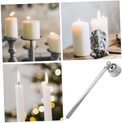 Cabilock Candle Snuffer with Long Handle Stainless Steel Wick Extinguisher