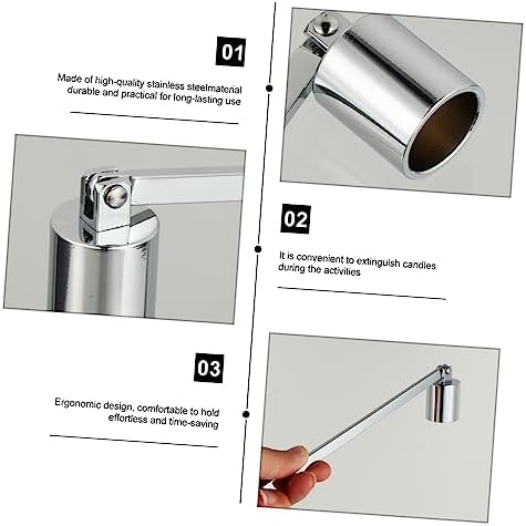Stainless Steel Candle Snuffer for Safe Use and Preventing Wax Spills