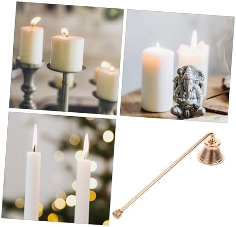 Candle Extinguisher with Long Handle and Sturdy Wick Snuffer for Home Use