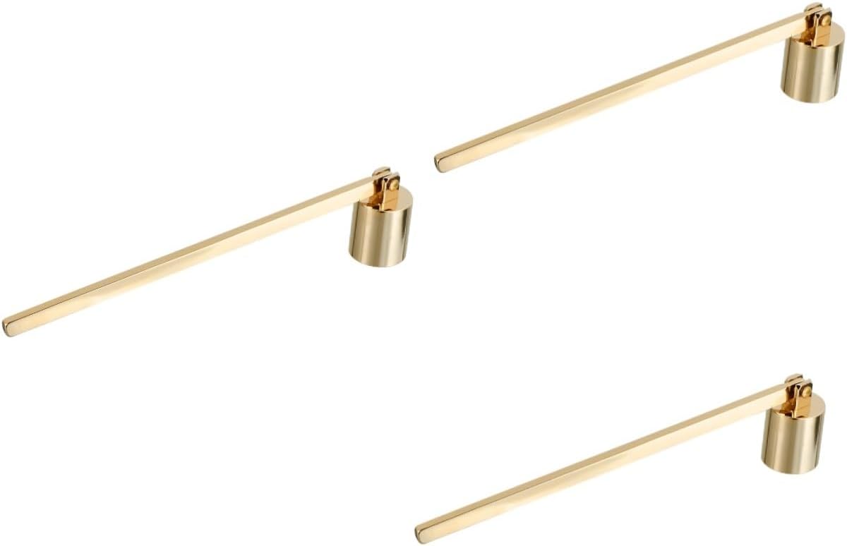 3PCS Stainless Steel Candle Snuffer Set for Safe Wick Extinguishing
