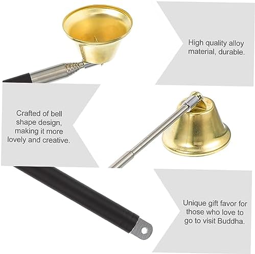 2pcs Bell-Shaped Extensible Candle Wick Snuffer