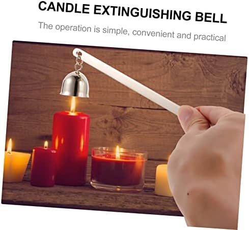 Bell Shape Candle Snuffer with Long Handle Stainless Steel