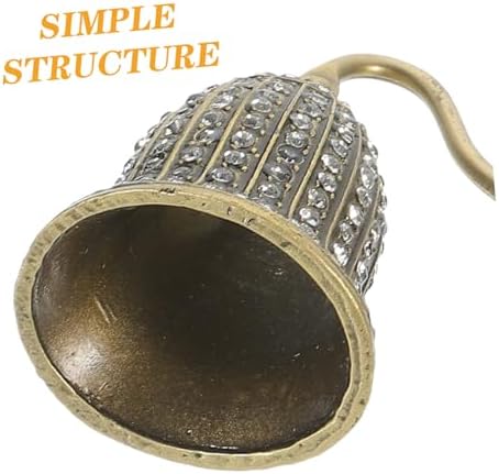 Unique Vintage Candle Snuffer with Rhinestone Inlay