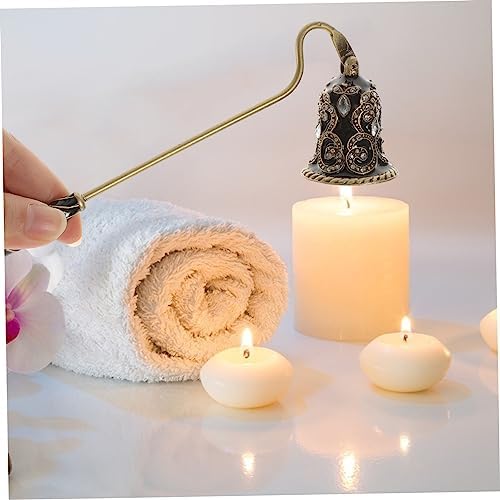 Zerodeko Flower Design Candle Snuffer with Long Handle
