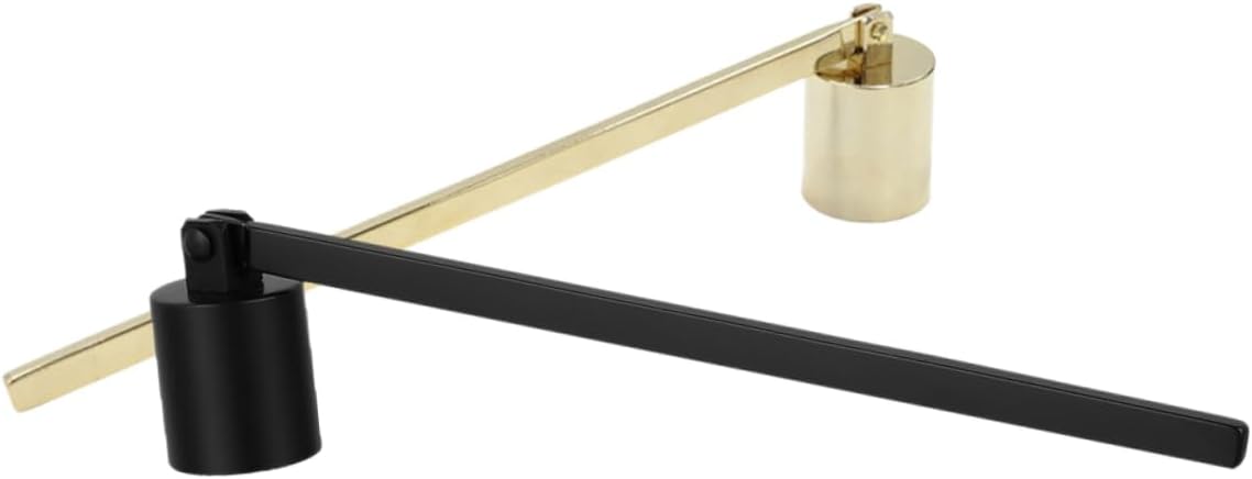 Cabilock 2 Pcs Stainless Steel Candle Snuffer with Rotating Head