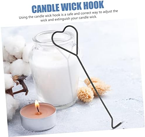 4pcs Heart Design Candle Wick Dipper and Snuffer Hooks for Home Use
