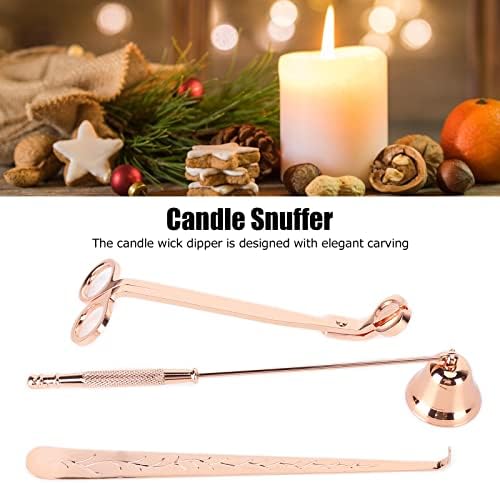 Rose Gold Candle Wick Trimmer Set 3pcs