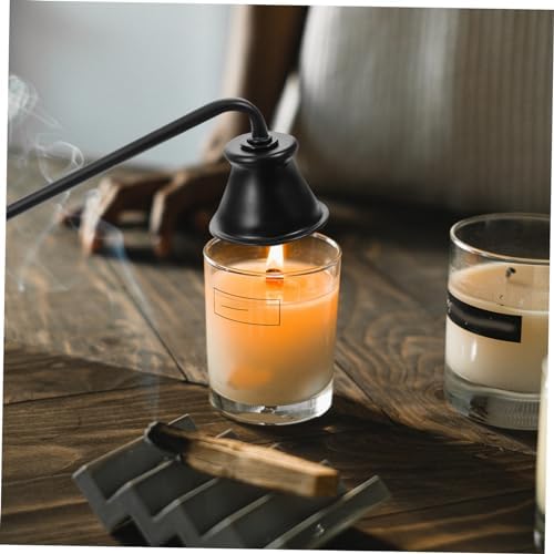 RORPOIR Candle Snuffer Cap Long Handle Flame Extinguisher for Safe Candle Use