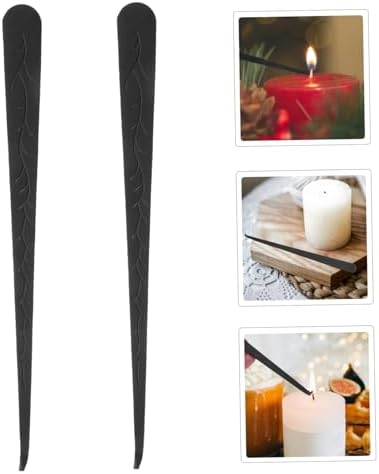 Happyyami 2pcs Stainless Steel Candle Wick Hooks Snuffer Hook
