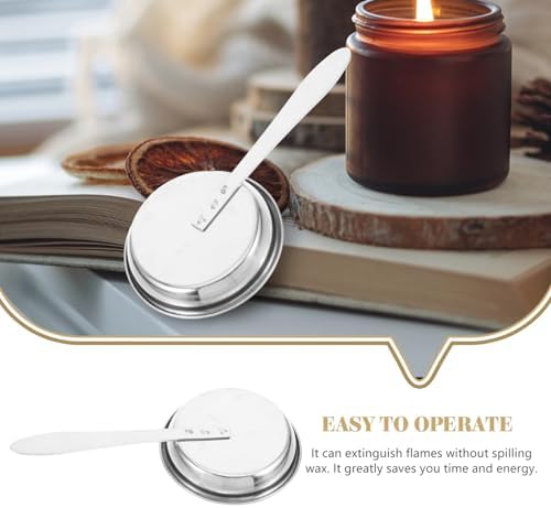 HOOTNEE Candle Snuffer with Long Handle for Fire Safety and Easy Extinguishing
