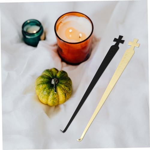 2pcs Stainless Steel Candle Wicksnuffer Hooks