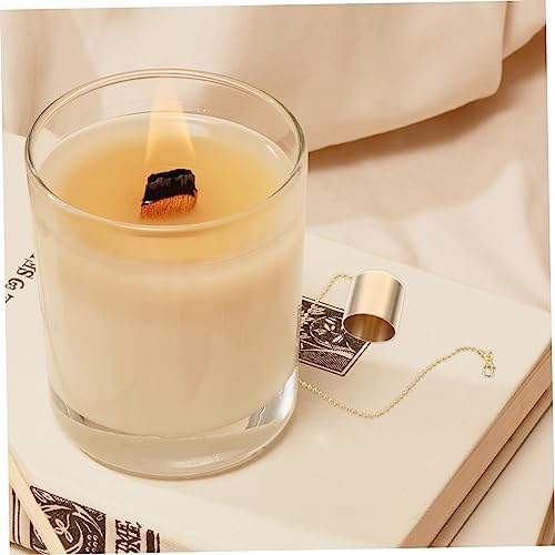 ERINGOGO 4pcs Brass Candle Snuffers with Unique Design