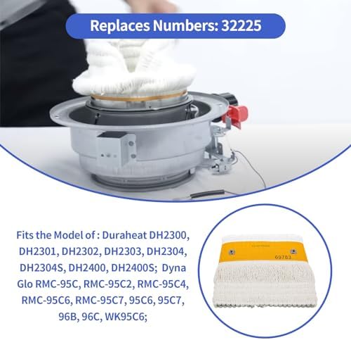 HAKATOP Kerosene Wick Replacement for Envirotemp RMC-95C Duraheat DH2300 DH2301
