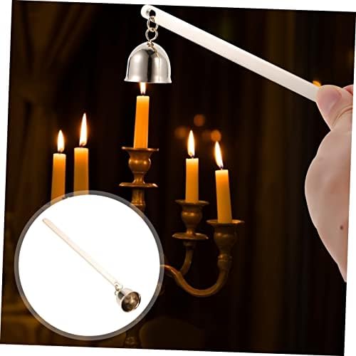 Bell Shape Candle Snuffer with Long Handle Stainless Steel