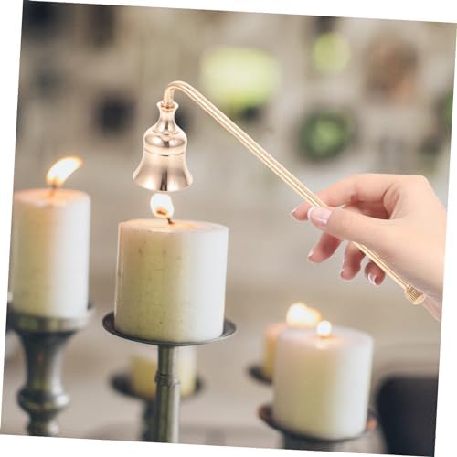 Antique Candle Extinguisher with Long Handle for Safe Flame Control