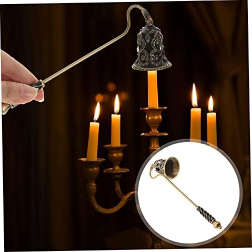 ERINGOGO Flower Design Candle Snuffer with Rhinestones Portable Extinguisher Tool