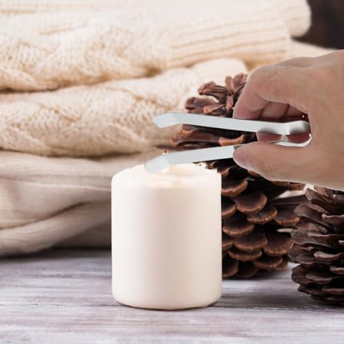 25pcs Metal Candle Extinguisher Wick Clamp for Safe Flame Snuffing