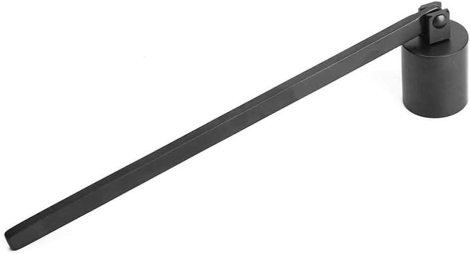 Elegant Black Candle Snuffer with Long Handle