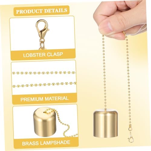 Happyyami 2pcs Brass Candle Snuffer Caps Fire Extinguisher Accessories
