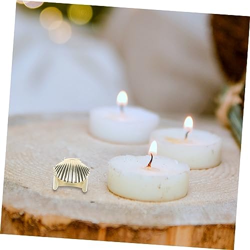 Zerodeko 4pcs Decorative Shell Shaped Candle Extinguisher