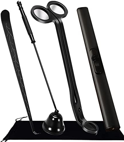 4 In 1 Candle Accessory Set Black 1