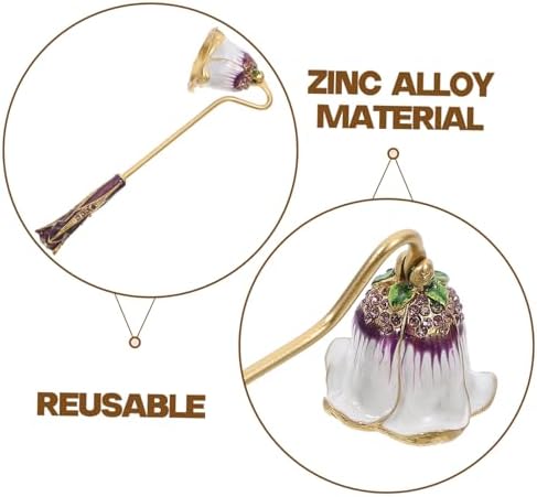 ERINGOGO Candle Snuffer Tool with Rhinestone Design