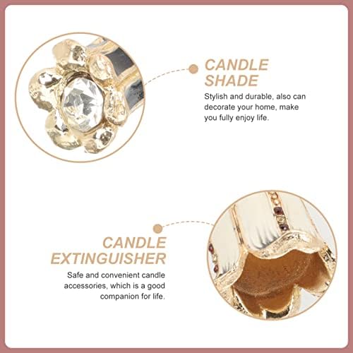 Golden Metal Candle Snuffer for Home Decor