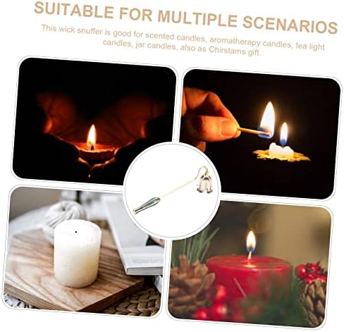 GOOHOCHY Candle Snuffer Long Handle Metal Extinguisher for Home Use