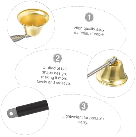 STOBAZA 1pc Extensible Buddhist Candle Snuffer with Candle Cutter and Wicks Trimmer