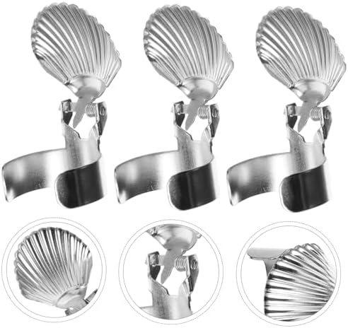 4pcs Candle Snuffer Set with Metal Shell Shape