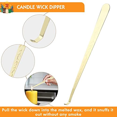 4 in 1 Candle Care Kit with Gold Finish