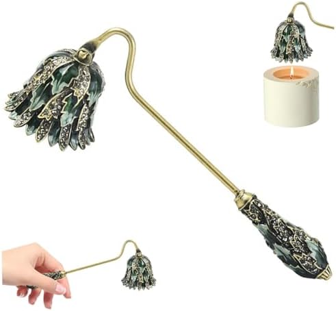 Zinc Alloy Candle Snuffer with Rhinestone Handle