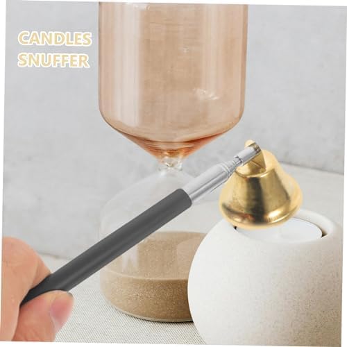 Stylish Candle Wick Snuffer with Long Reach for Easy Extinguishing