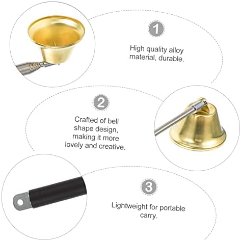 1pc Bell-Shaped Candle Snuffer Fire Extinguisher