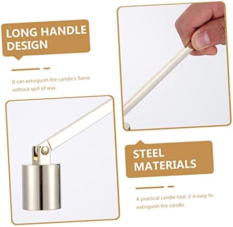 2pc Stainless Steel Candle Snuffers with Handles
