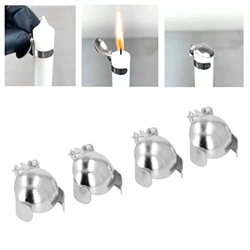 HEITIGN Automatic Candle Snuffer 4pcs Silver